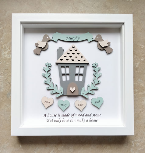 Personalised Family Home Frame