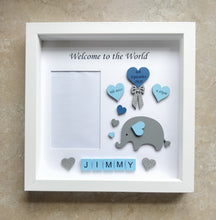 Elephant new baby frame