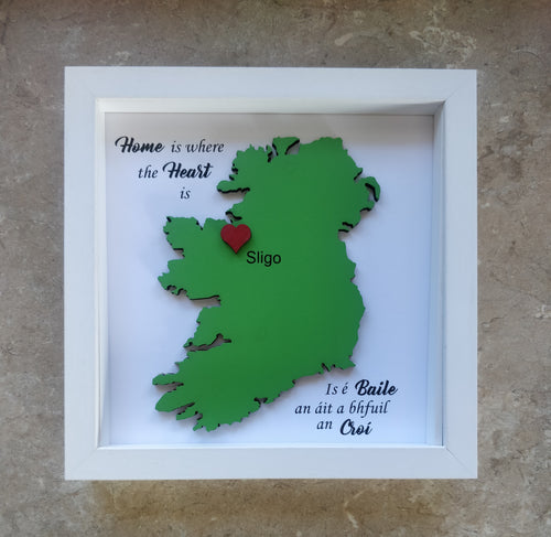 Map Of Ireland Frame